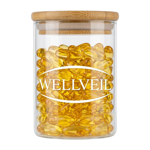 Bamboo Lid Glass Jar